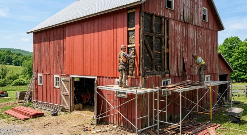 Barn Siding Replacement in Clayton County, GA