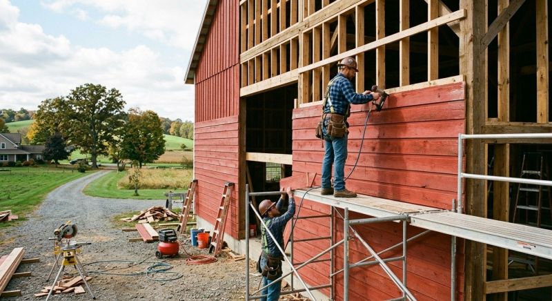 Barn Siding Replacement in Senoia, GA