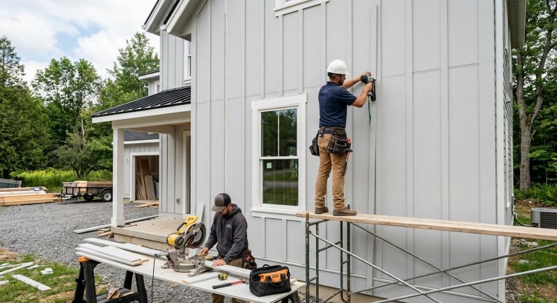 Batten Siding Installation in Sharpsburg, GA