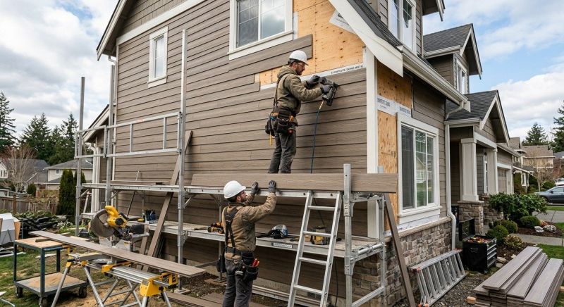 Composite Siding Installation in Hampton, GA