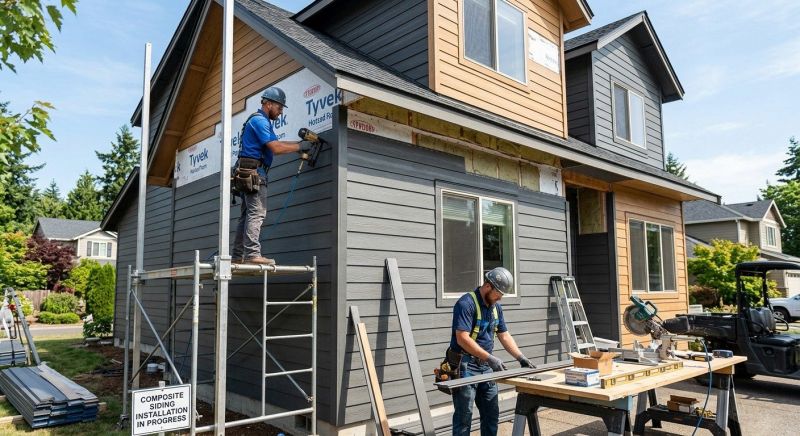 Composite Siding Installation in Stockbridge, GA