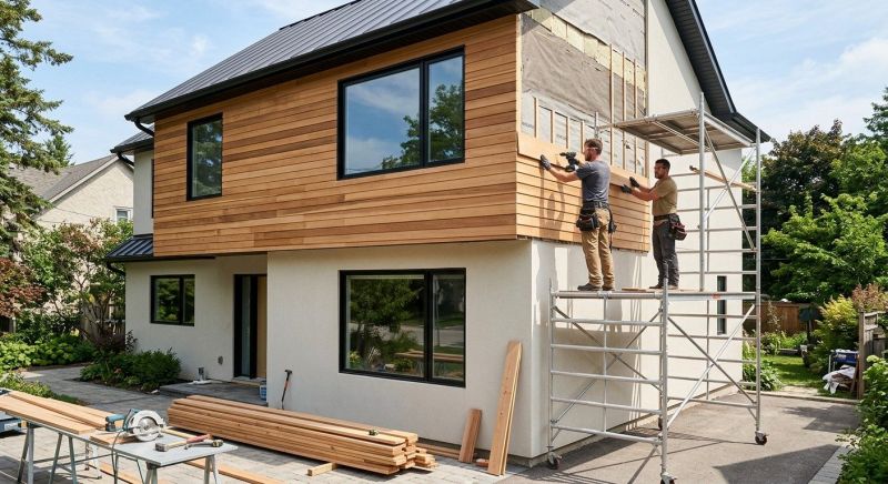 Faux Wood Siding Installation in Brooks, GA