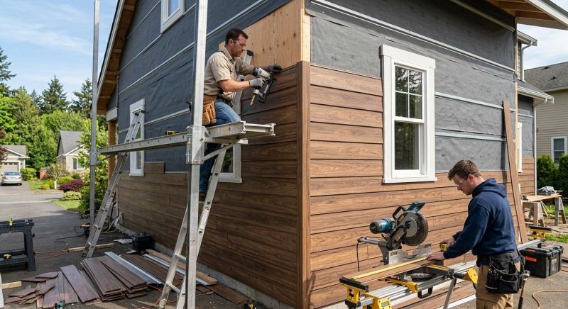 Faux Wood Siding Installation in Forest Park, GA
