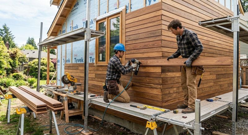 Hardwood Siding Installation in Hampton, GA