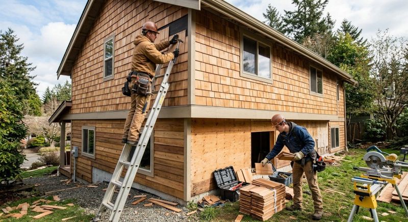 Hardwood Siding Installation in Mableton, GA