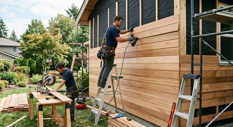 Hardwood Siding Installation in Williamson, GA