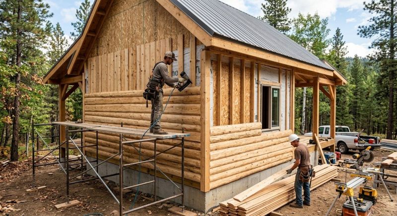 Log Siding Installation in Fairburn, GA