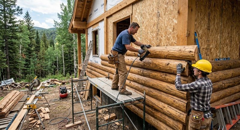 Log Siding Installation in Fayetteville, GA