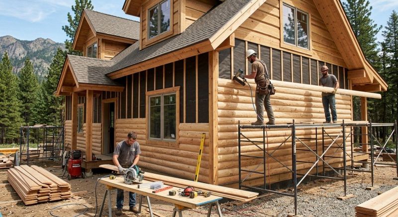 Log Siding Installation in Forest Park, GA