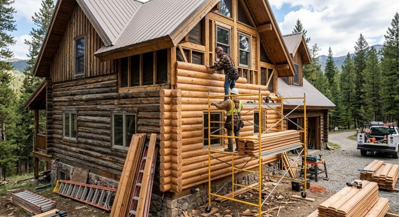 Log Siding Installation in Locust Grove, GA