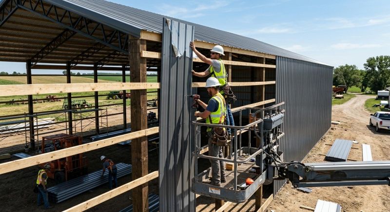Metal Barn Siding Installation in Clayton County, GA