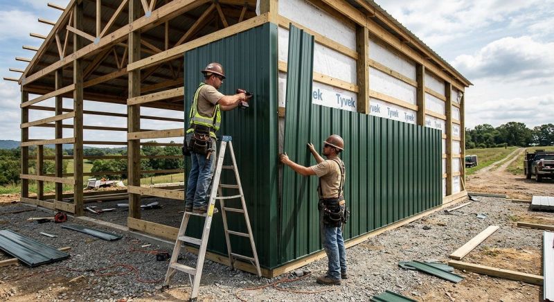 Metal Barn Siding Installation in Clayton County, GA
