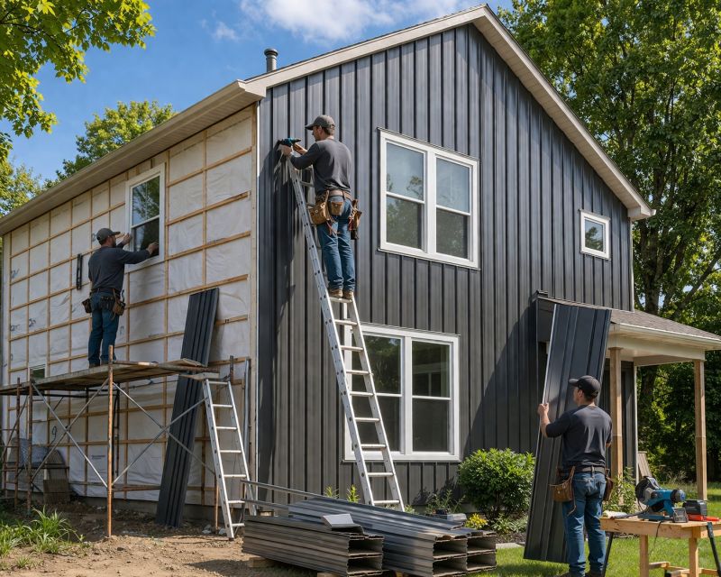 Metal Siding Installation in Senoia, GA