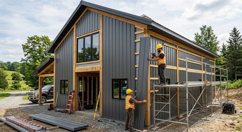 Pole Barn Siding Installation in Clayton County, GA