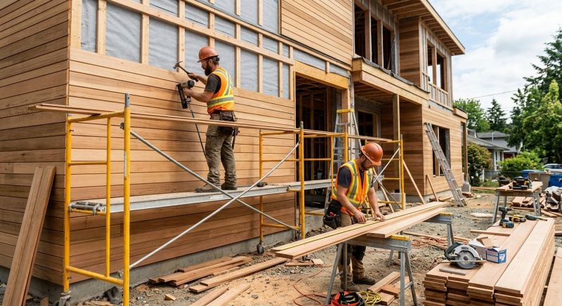 Wood Cladding Installation in Fayette County, GA