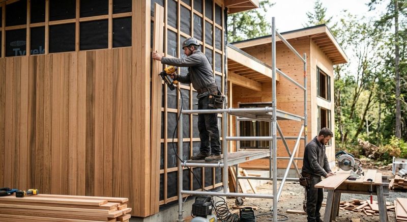 Wood Cladding Installation in Forest Park, GA