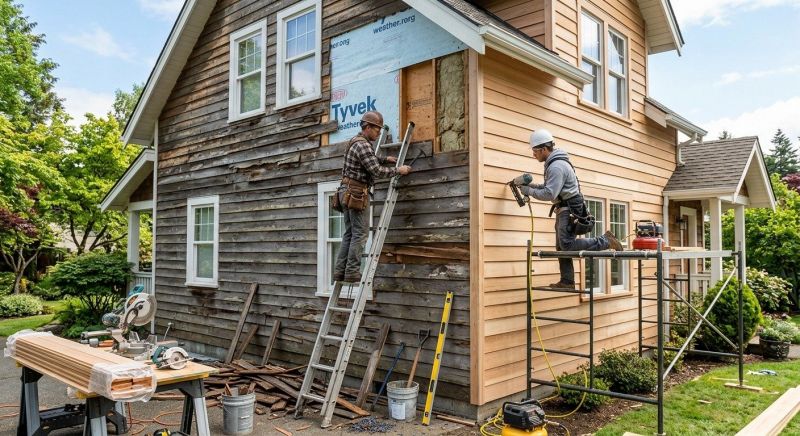 Wood Siding Installation in Henry County, GA