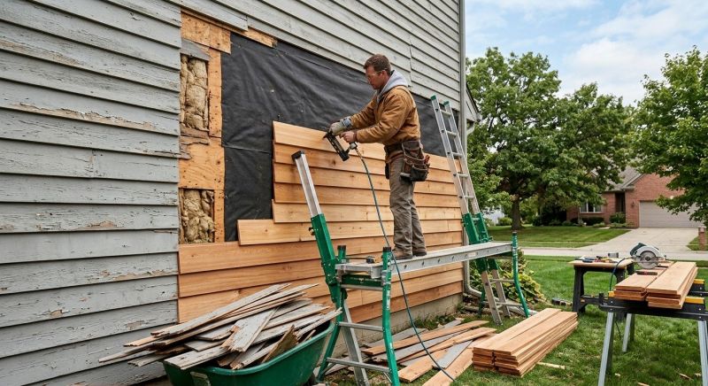 Wood Siding Replacement in Hampton, GA