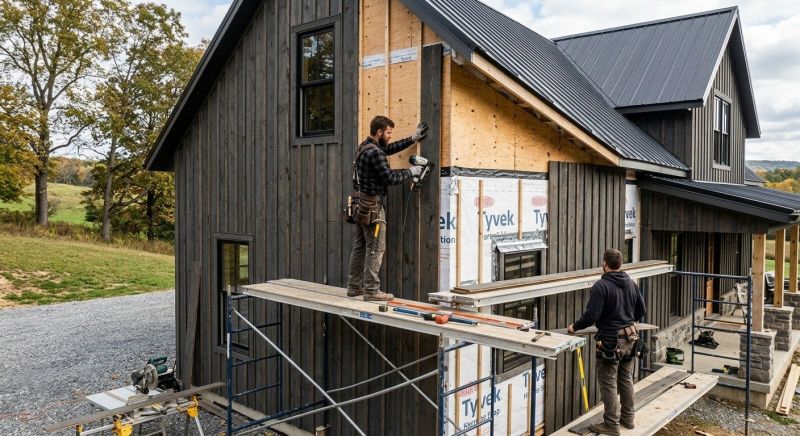 Barn Siding Installation