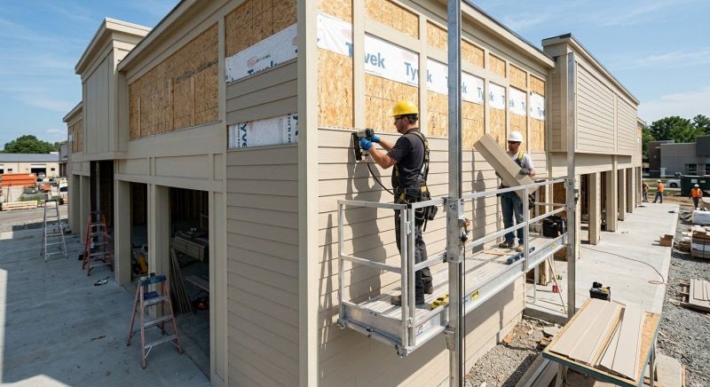 Commercial Siding Installation